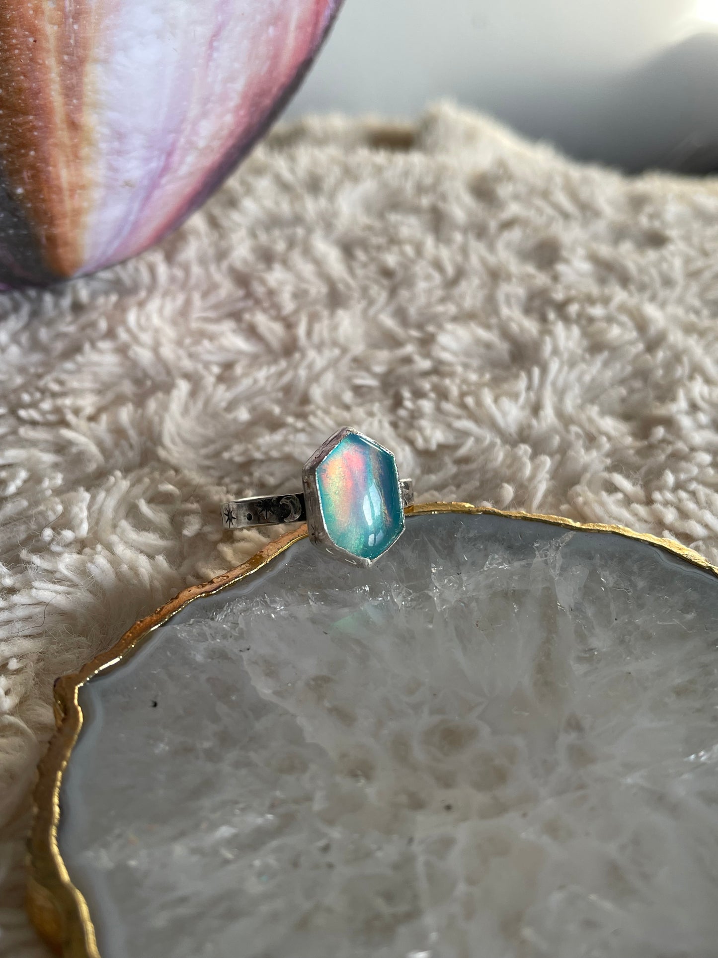 Aurora opal-size U