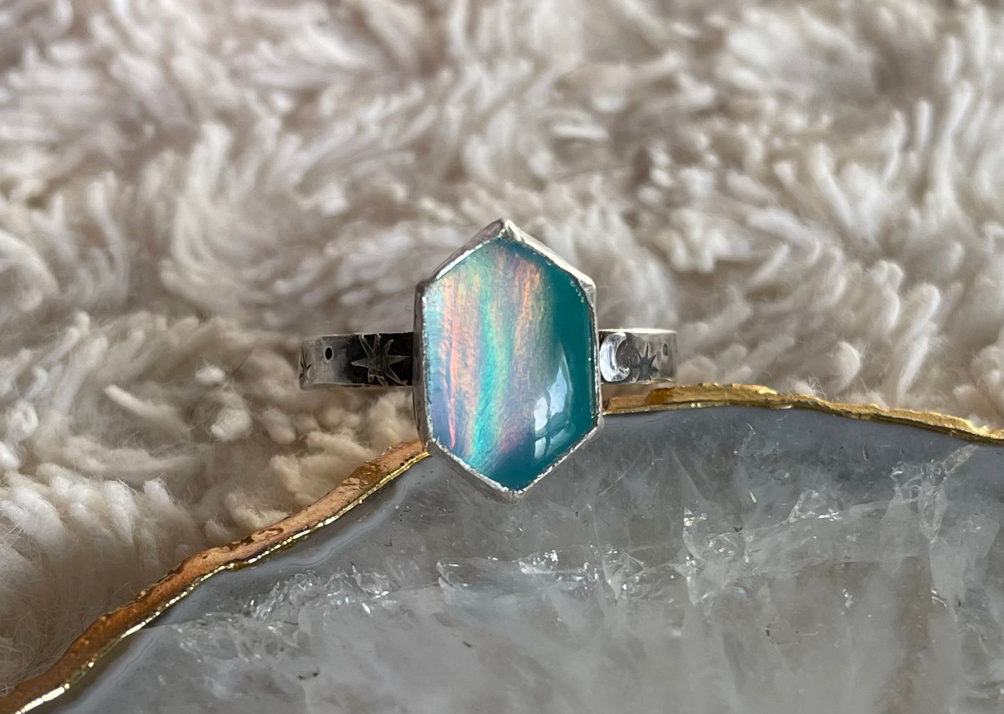 Aurora opal-size U