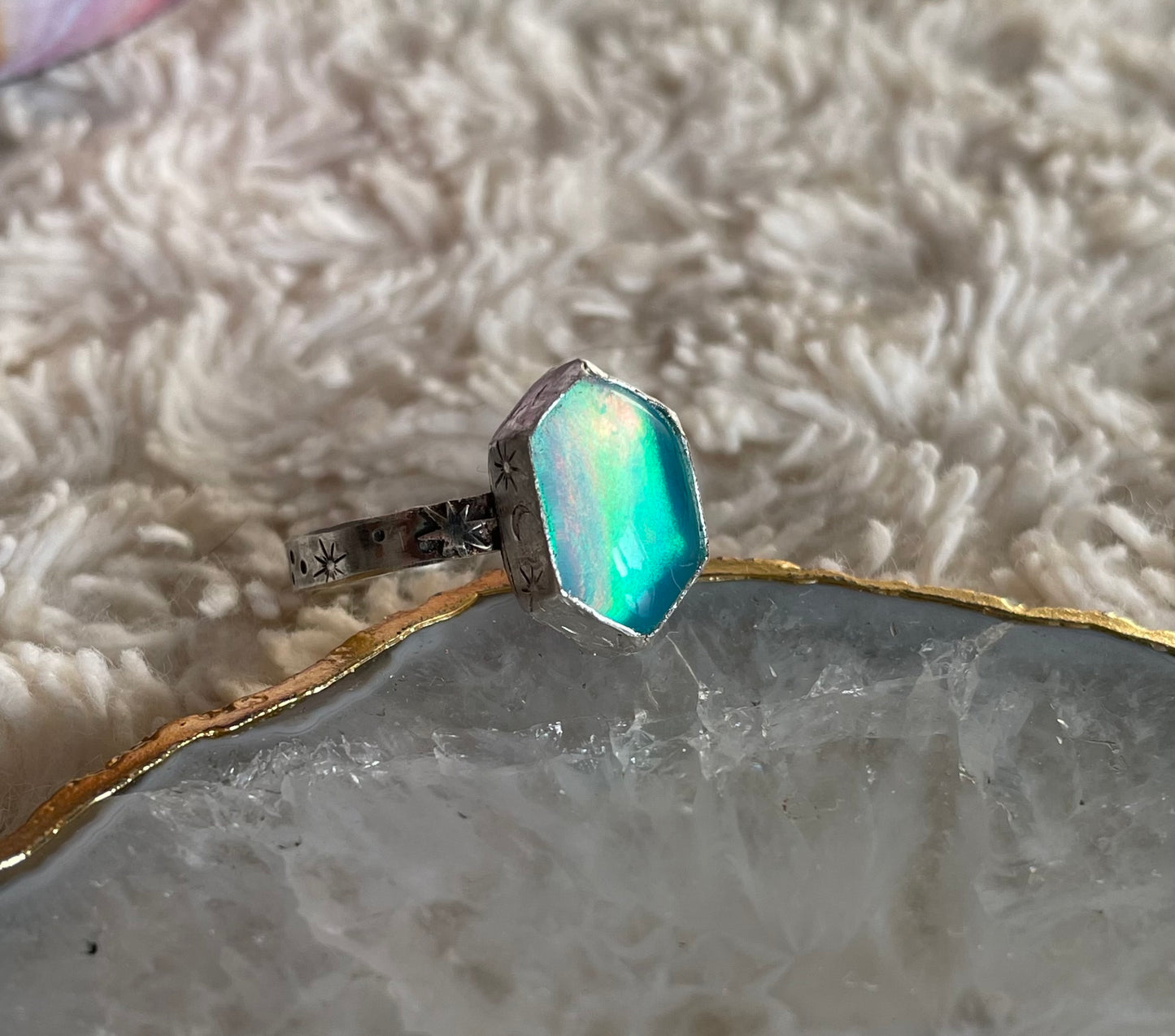 Aurora opal-size U